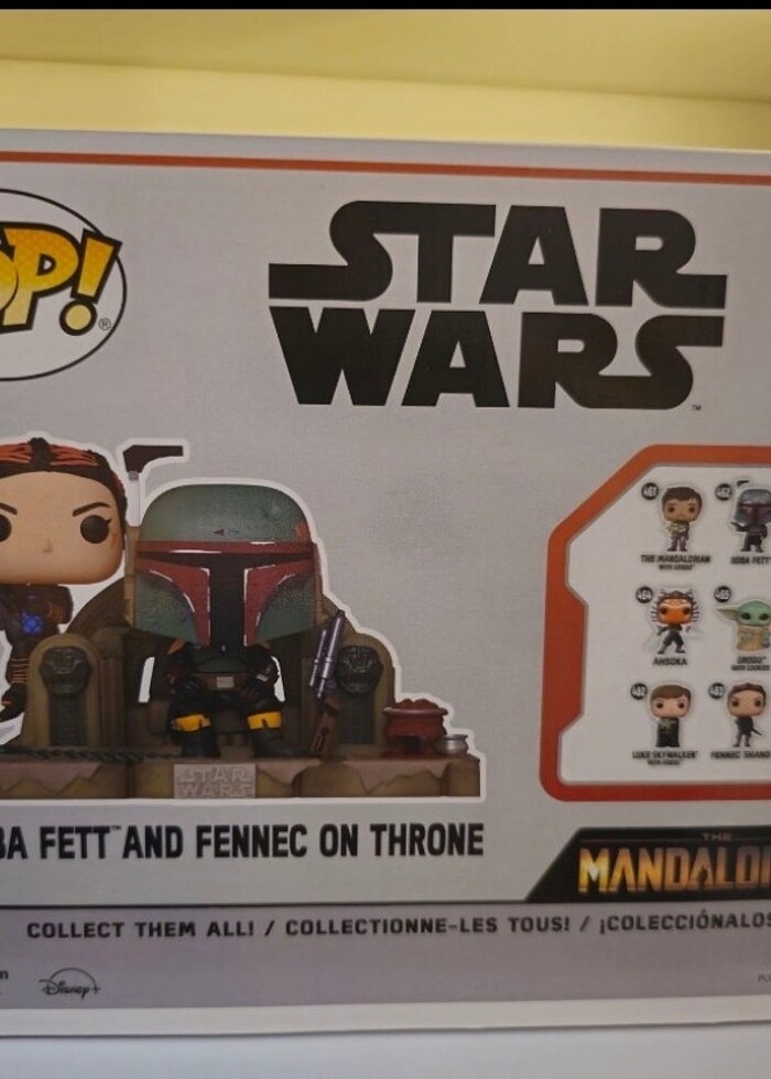 Boba Fett And Fennec On Throne Funko Pop - Görsel 3