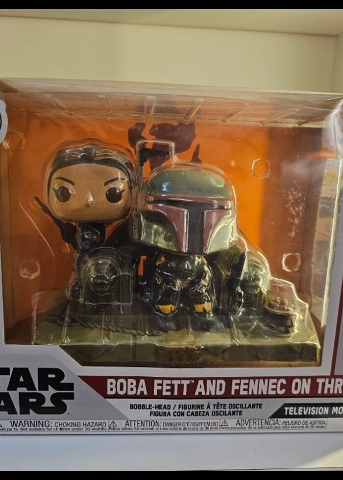 Boba Fett And Fennec On Throne Funko Pop - Görsel 2