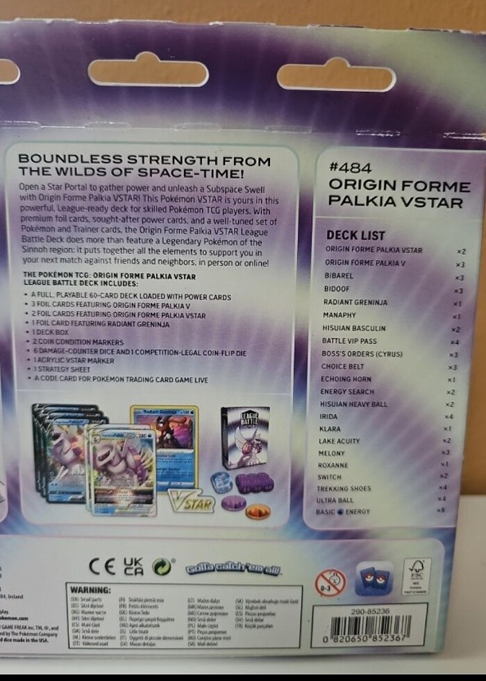 Pokemon Kart Palkia V Star - Görsel 3