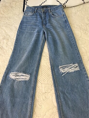 xs Beden mavi Renk Wide leg bol Pantolon