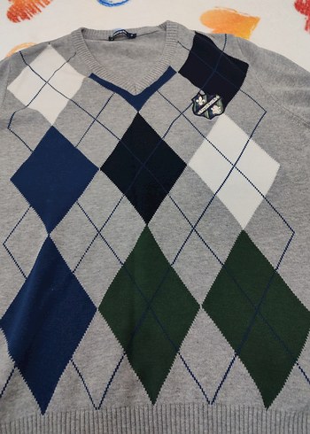 Gri Erkek Kazak - Görsel 5