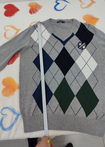 Gri Erkek Kazak - Görsel 7