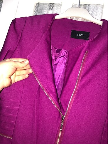 m Beden pembe Renk Fuşya blazer ceket