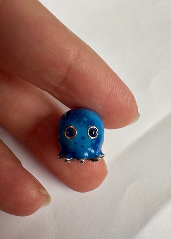 Pandora Mavi Boncuklu Ahtapot Charm - Görsel 3