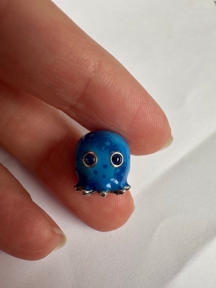 Pandora Mavi Boncuklu Ahtapot Charm - Görsel 3