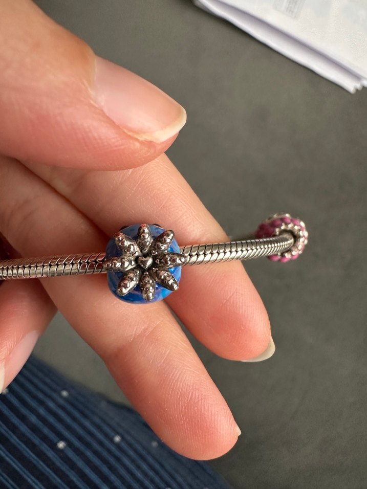 Pandora Mavi Boncuklu Ahtapot Charm - Görsel 4