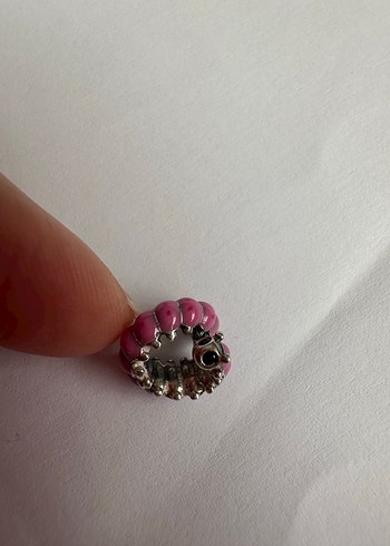 Pandora Pembe Sarmal Tırtıl Charm - Görsel 4