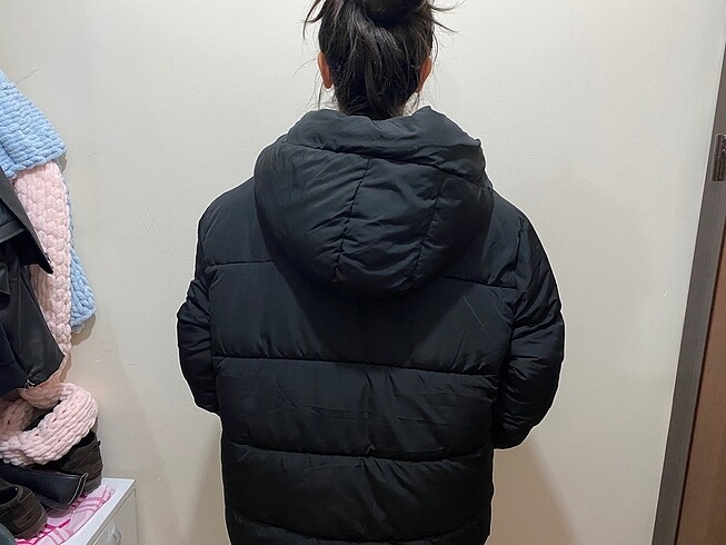 xl Beden Siyah şişme mont