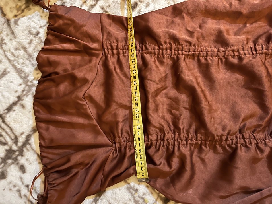 Drapeli Straplez Mini Elbise - Görsel 4