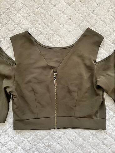 m Beden Haki Quzu 38 Crop