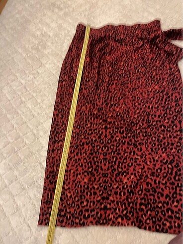 l Beden bordo Renk L Beden Leopar desen etek