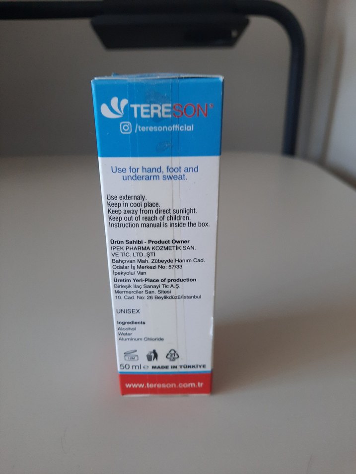 Tereson Terlemeyi Önleyici Kadın Sprey Deodorant - Görsel 2