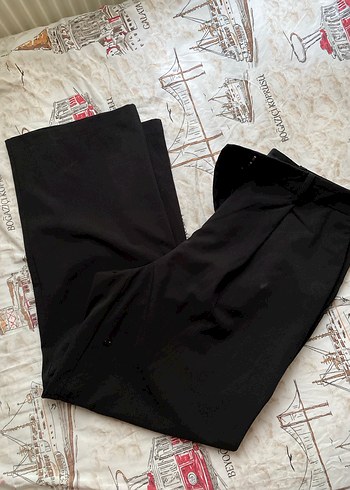 Siyah Kadın Kumaş Pantolon - Görsel 2