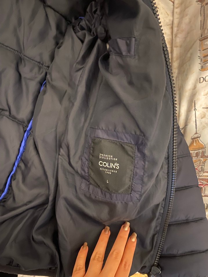 Erkek Lacivert Fermuarlı Streetwear Mont - Görsel 2