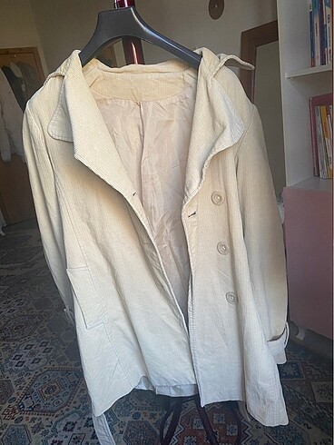 40 Beden ten rengi Renk Trench coat