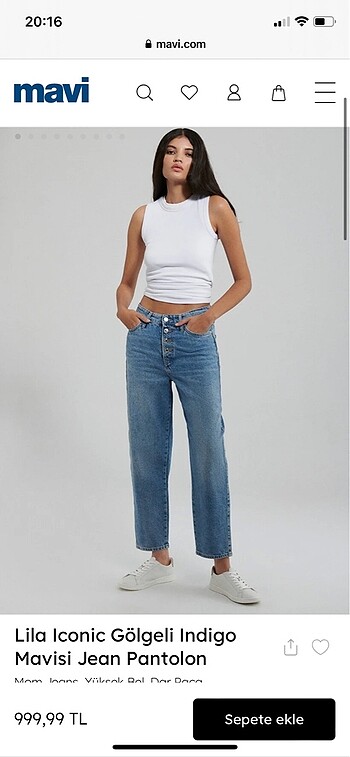 Mavi indigo Mavisi Jean Pantolon
