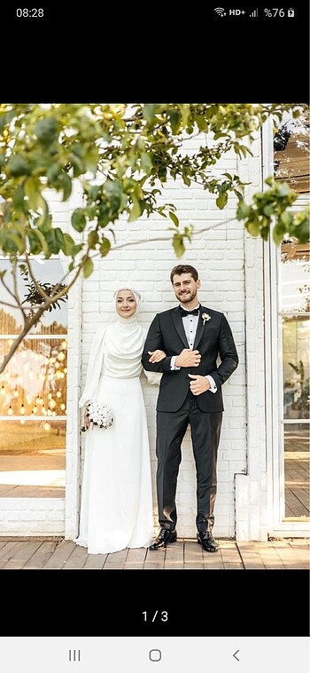 Henin nikah elbisesi tesettür elbise