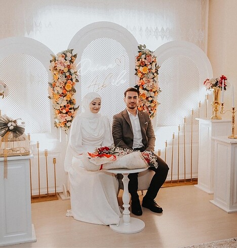 Diğer Henin nikah elbisesi tesettür elbise