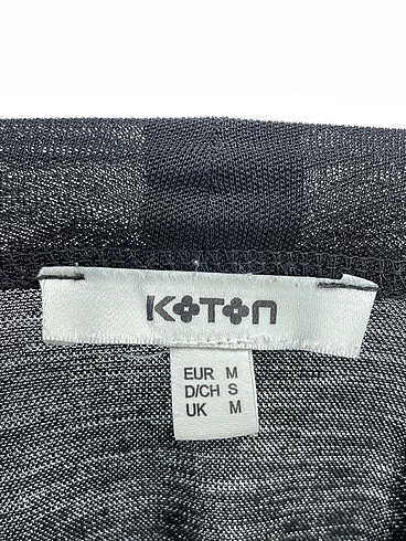 m Beden siyah Renk Koton Bluz %70 İndirimli.