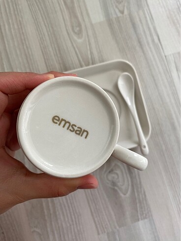  Beden beyaz Renk 6?lı emsan çay fincan takımı