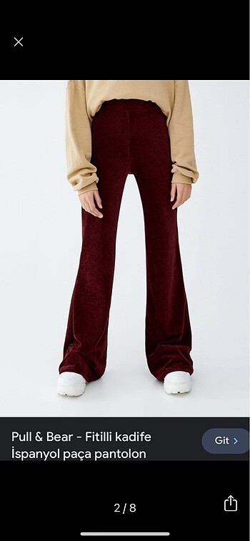 Pull and bear pantolon