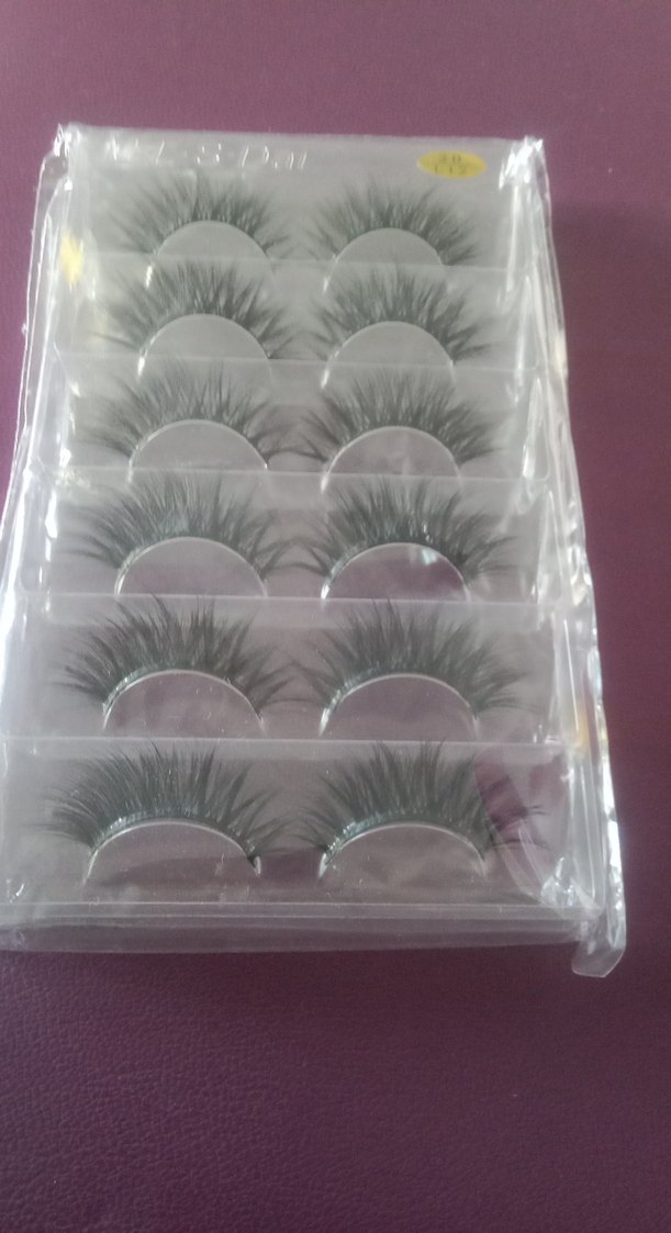 Bej Tonlu Gri Takma Kirpik Seti - Görsel 2