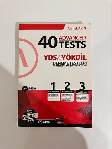 Hiç kullanılmamış Ahmet akın deneme testleri