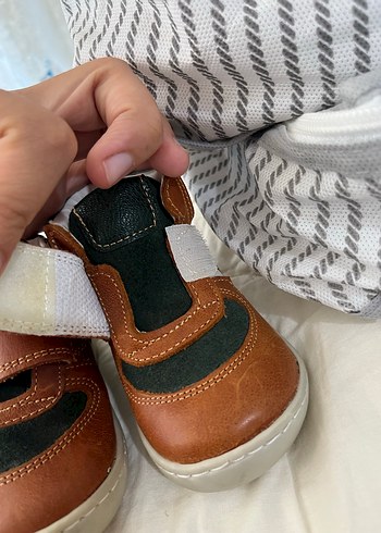 19 Beden kahverengi Renk Kahverengi Erkek Bebek İlk Adım Ayakkabısı