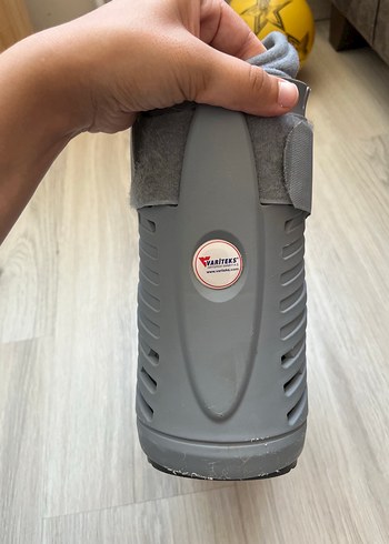 Gri tendon destek Spor Botu Velcro Bantlı - Görsel 2