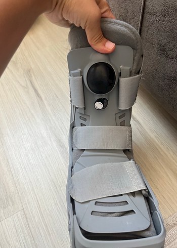 Gri tendon destek Spor Botu Velcro Bantlı - Görsel 6