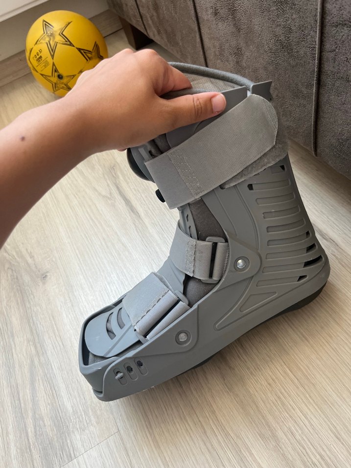 Gri tendon destek Spor Botu Velcro Bantlı - Görsel 3