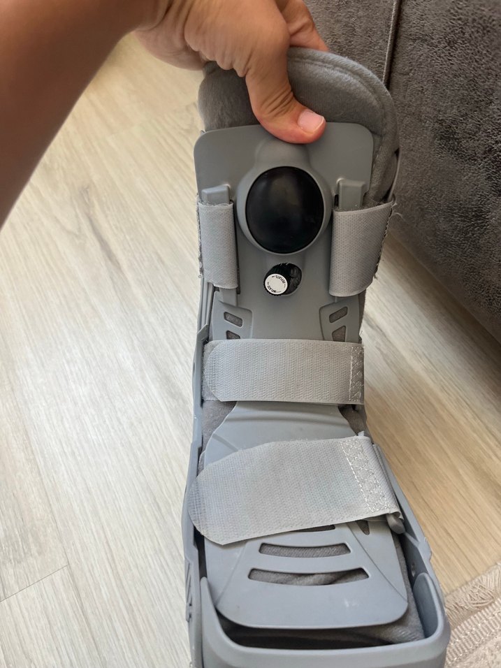 Gri tendon destek Spor Botu Velcro Bantlı - Görsel 5