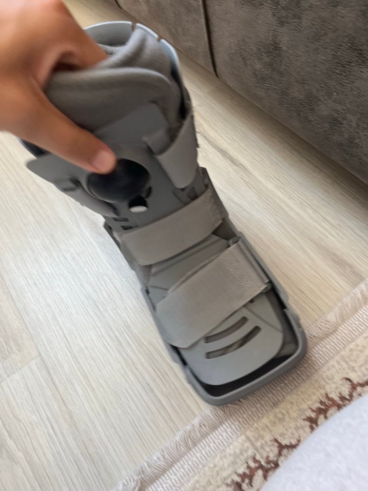 Gri tendon destek Spor Botu Velcro Bantlı - Görsel 4