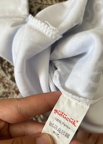 Baskılı Kahverengi Gri Bebek Önlüğü - Görsel 5