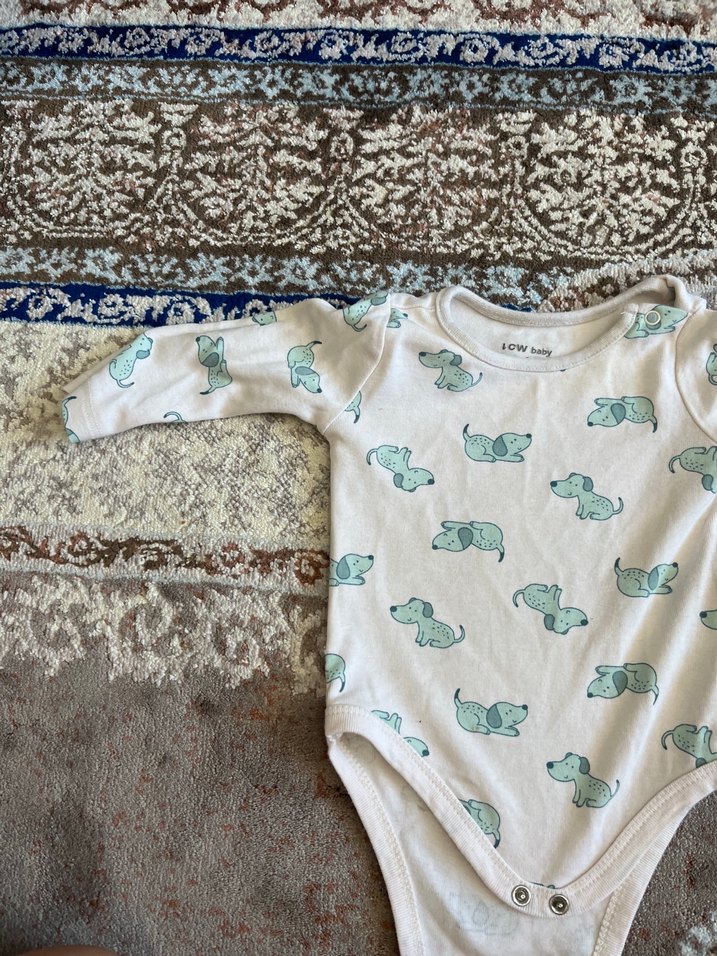 Uzun Kollu Beyaz Bebek Çıtçıtlı Body - Görsel 4