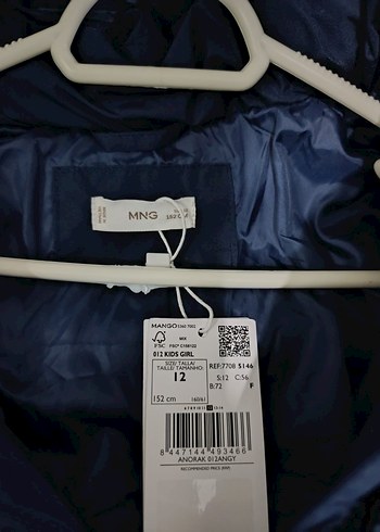 Koyu Mavi Kadın Kışlık Kapüşonlu Mont - Görsel 2