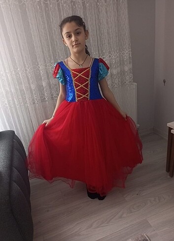 9 Yaş Beden Kostüm abiye elbise