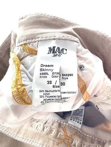 32 Beden çeşitli Renk MAC Skinny %70 İndirimli.