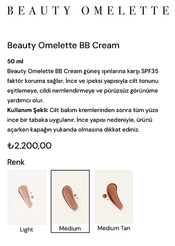 Beauty Omelette BB Krem SPF 35 - Görsel 3