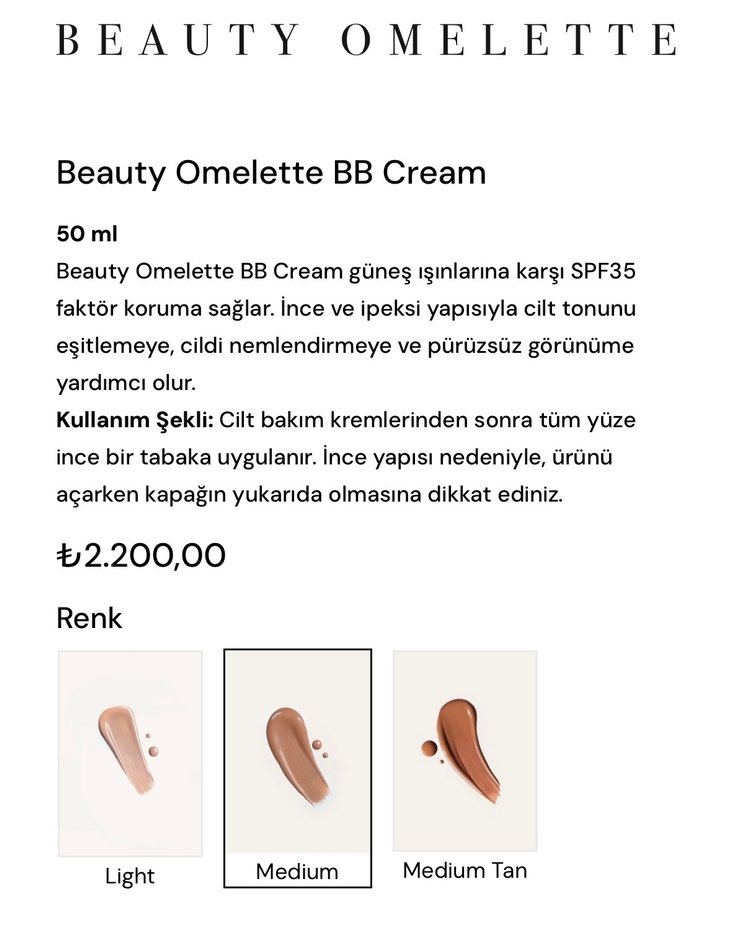 Beauty Omelette BB Krem SPF 35 - Görsel 3