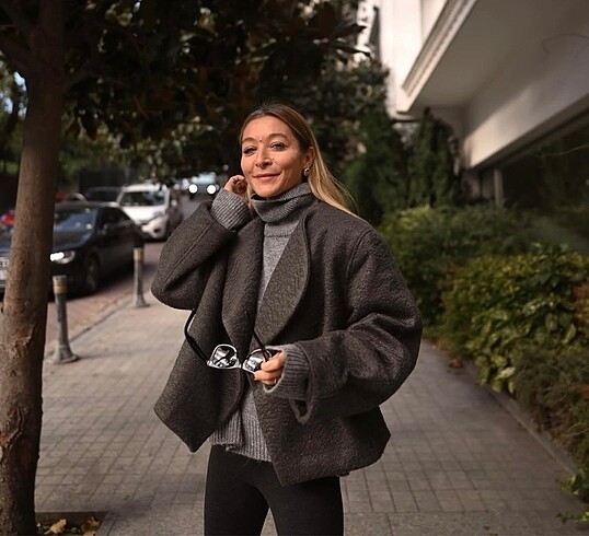Massimo Dutti Kaşe mont
