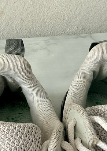 Orjınal Puma Beyaz Gri Erkek Spor Ayakkabı - Görsel 4