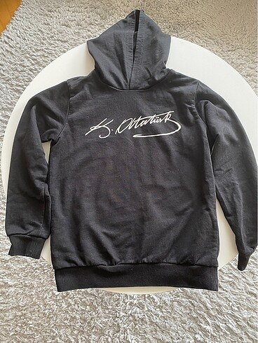 Kapşonlu uzun kollu Sweatshirt
