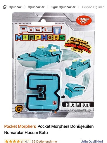  Beden Renk Pocket morphers dönüşebilen hücum botu