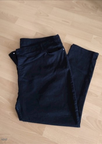 Siyah 56 beden Kadın Denim Pantolon