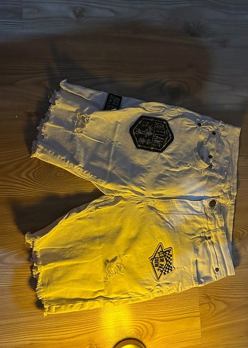 Koton Rahat Ve Sik Beyaz Denim Sort