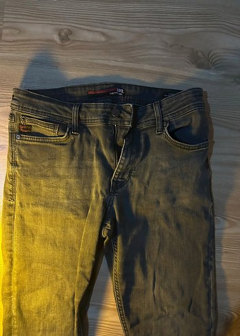 Loft Koyu Gri Slim Fit Denim Jean