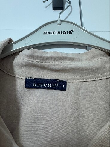 Krem detay gömlek - Görsel 2