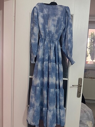 Desenli elbise - Görsel 4