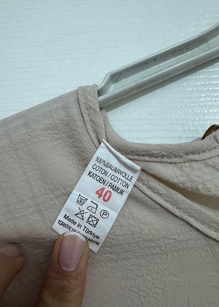 Krem elbise - Görsel 2